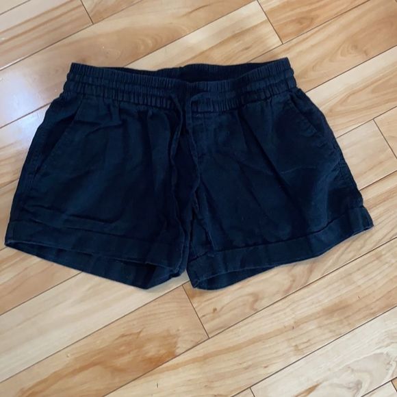 Old Navy Black Linen shorts size xs - Picture 2 of 7